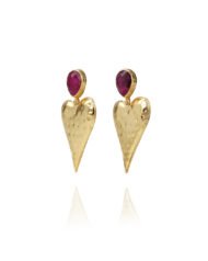 Heartbeat Radiance Earrings – Bold, Chic & Full of Love - Image 4