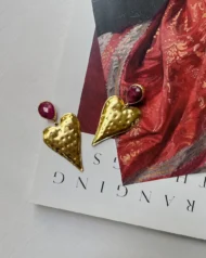 Heartbeat Radiance Earrings – Bold, Chic & Full of Love - Image 3