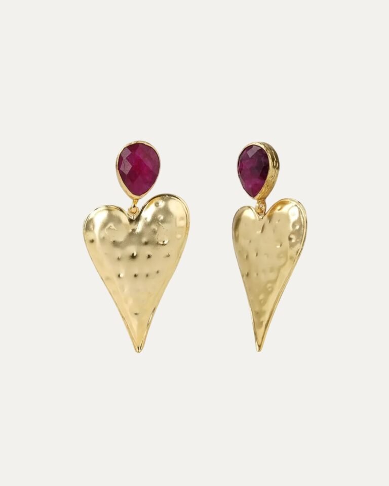 Heartbeat Radiance Earrings – Bold, Chic & Full of Love