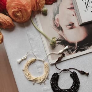 Candy Bloom Quartz Bracelets with Sterling Zircon Drops